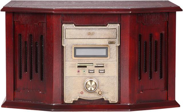 Alt view image 2 of 7 - nMEDIAPC Red Wood Wood/Steel HTPC 8000 ATX Media Center / HTPC Case