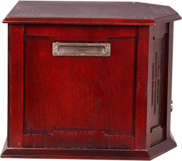 Alt view image 3 of 7 - nMEDIAPC Red Wood Wood/Steel HTPC 8000 ATX Media Center / HTPC Case