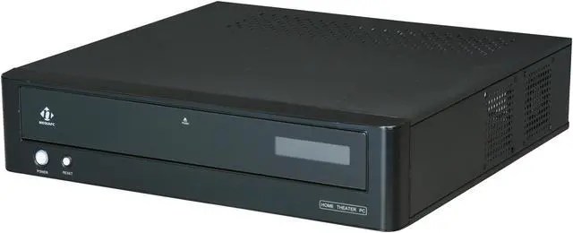 Main image of nMEDIAPC Black Aluminum / Acrylic / Steel HTPC 1080P Micro ATX Media Center / HTPC Case
