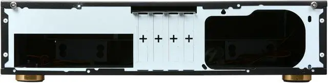 Alt view image 4 of 7 - nMEDIAPC Black Aluminum / Acrylic / Steel HTPC 1080P Micro ATX Media Center / HTPC Case