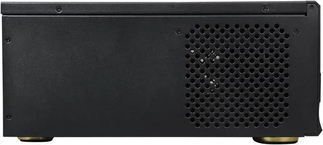 Alt view image 4 of 8 - nMEDIAPC Black Aluminum Panel & Steel (1.0mm SECC) HTPC 7000B Micro ATX Media Center/ HTPC Case