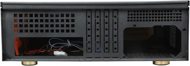 Alt view image 5 of 8 - nMEDIAPC Black Aluminum Panel & Steel (1.0mm SECC) HTPC 7000B Micro ATX Media Center/ HTPC Case