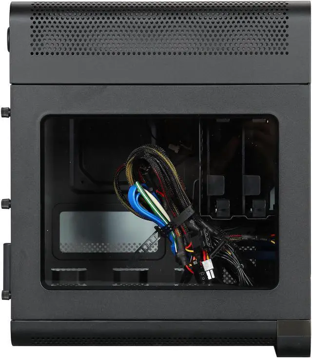 Alt view image 4 of 9 - EVGA Hadron Hydro Mini-ITX Chassis Black with 500W 80Plus Gold Power Supply (110-MW-1002-K1)