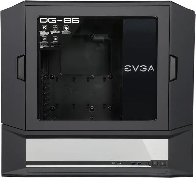 Alt view image 4 of 10 - EVGA DG-86 Gaming Case, 100-E1-1014-K0, Full Tower, K-Boost, Software Fan Controller