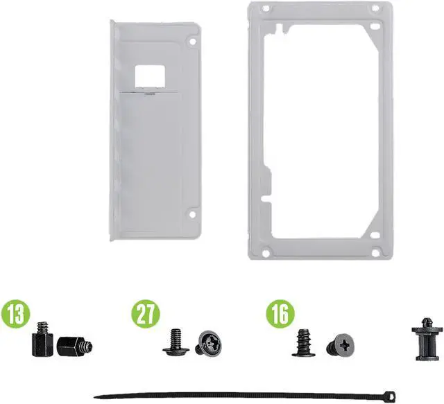 Alt view image 10 of 10 - EVGA DG-76 Alpine White Mid-Tower, 2 Sides of Tempered Glass, RGB LED and Control Board, Gaming Case 166-W1-2232-KR