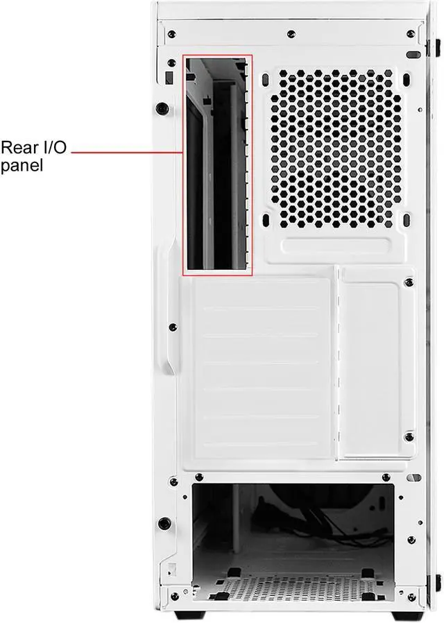 Alt view image 7 of 9 - EVGA DG-75 Alpine White Mid-Tower, 2 Sides of Tempered Glass, Gaming Case 156-F1-2022-KR
