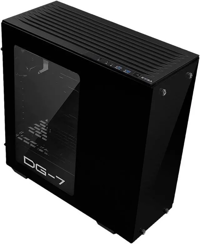 Alt view image 3 of 7 - EVGA DG-73 Matte Black Mid-Tower, Acrylic Window, Gaming Case 130-P0-0020-KR