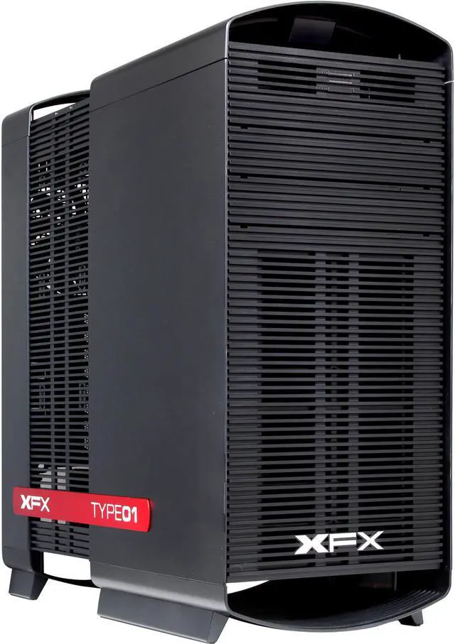 Main image of XFX TY-PE1B-3000 Black SECC 0.7mm / AL 3.0mm / ABS ATX Mid Tower Computer Case