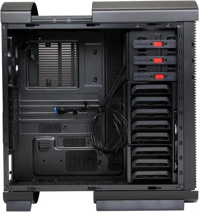 Alt view image 6 of 10 - XFX TY-PE1B-3000 Black SECC 0.7mm / AL 3.0mm / ABS ATX Mid Tower Computer Case