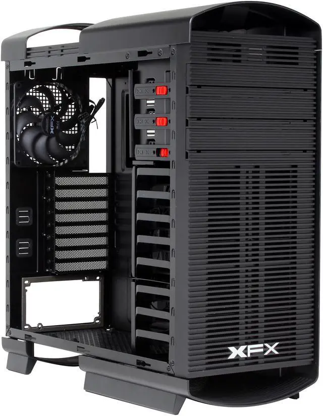 Alt view image 7 of 10 - XFX TY-PE1B-3000 Black SECC 0.7mm / AL 3.0mm / ABS ATX Mid Tower Computer Case