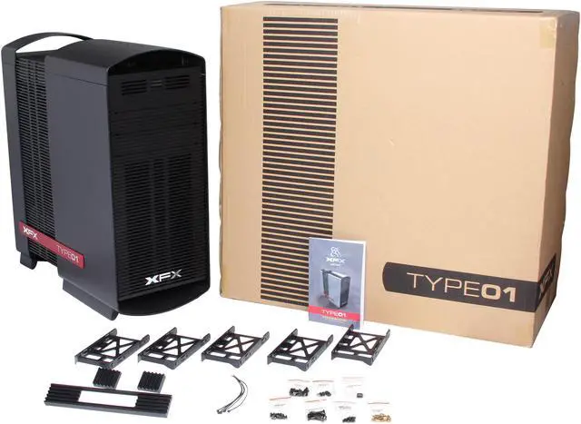 Alt view image 10 of 10 - XFX TY-PE1B-3000 Black SECC 0.7mm / AL 3.0mm / ABS ATX Mid Tower Computer Case