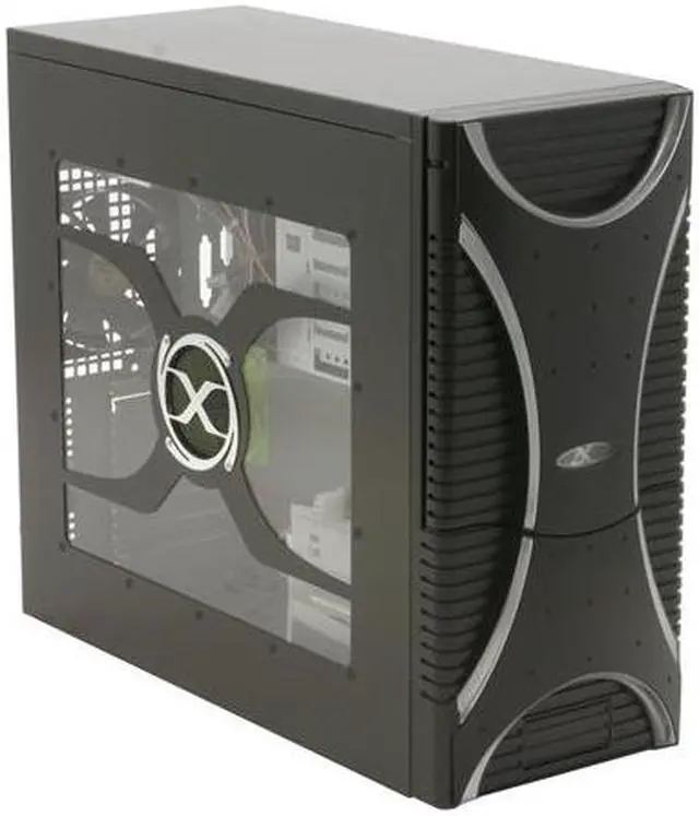 Alt view image 2 of 16 - XION Ultimate Engineering XON-001 Black SECC Steel ATX Mid Tower Computer Case 450W Power Supply