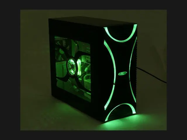 Alt view image 16 of 16 - XION Ultimate Engineering XON-001 Black SECC Steel ATX Mid Tower Computer Case 450W Power Supply