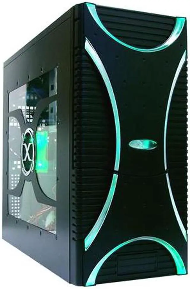 Main image of XION Ultimate Engineering XON-001 Black SECC Steel ATX Mid Tower Computer Case 450W Power Supply