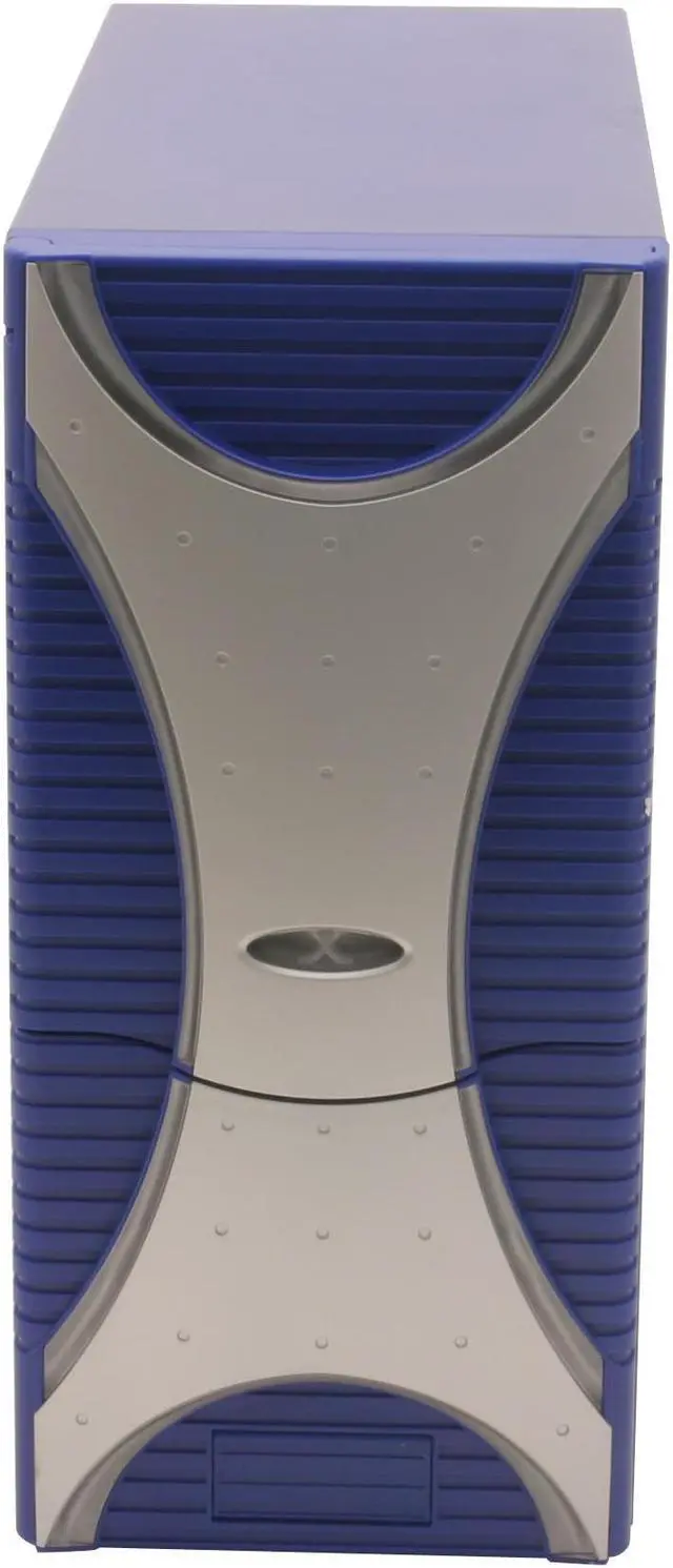 Alt view image 3 of 13 - XION Ultimate Engineering XON-004 Blue/Silver Steel ATX Mid Tower Computer Case 450W Power Supply