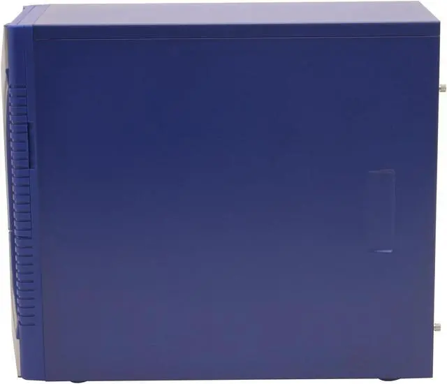 Alt view image 7 of 13 - XION Ultimate Engineering XON-004 Blue/Silver Steel ATX Mid Tower Computer Case 450W Power Supply