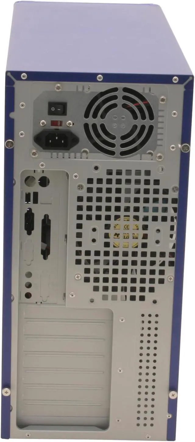 Alt view image 8 of 13 - XION Ultimate Engineering XON-004 Blue/Silver Steel ATX Mid Tower Computer Case 450W Power Supply