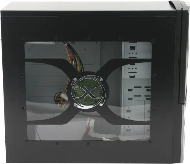 Alt view image 7 of 15 - XION II XON-101 Black Steel ATX Mid Tower Computer Case 450W Power Supply