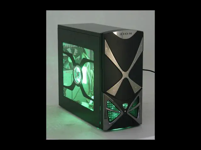 Alt view image 15 of 15 - XION II XON-101 Black Steel ATX Mid Tower Computer Case 450W Power Supply