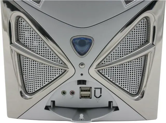 Alt view image 5 of 15 - XION II XON-102 Silver Steel ATX Mid Tower Computer Case 450W Power Supply