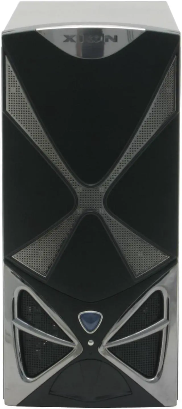 Alt view image 2 of 17 - XION II XON-103 Black SECC Steel ATX Mid Tower Computer Case 450W Power Supply