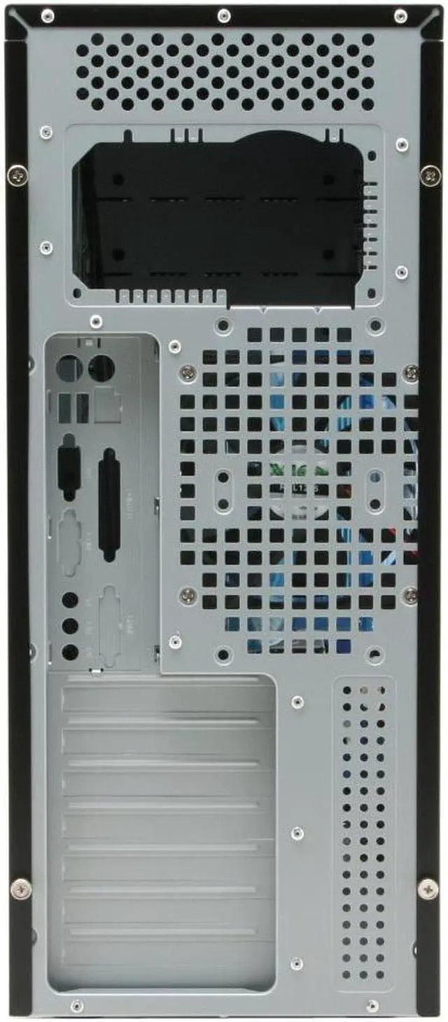 Alt view image 11 of 14 - XION Hydraulic XON-566TB Black with Blue LED Light Steel ATX Mid Tower Computer Case