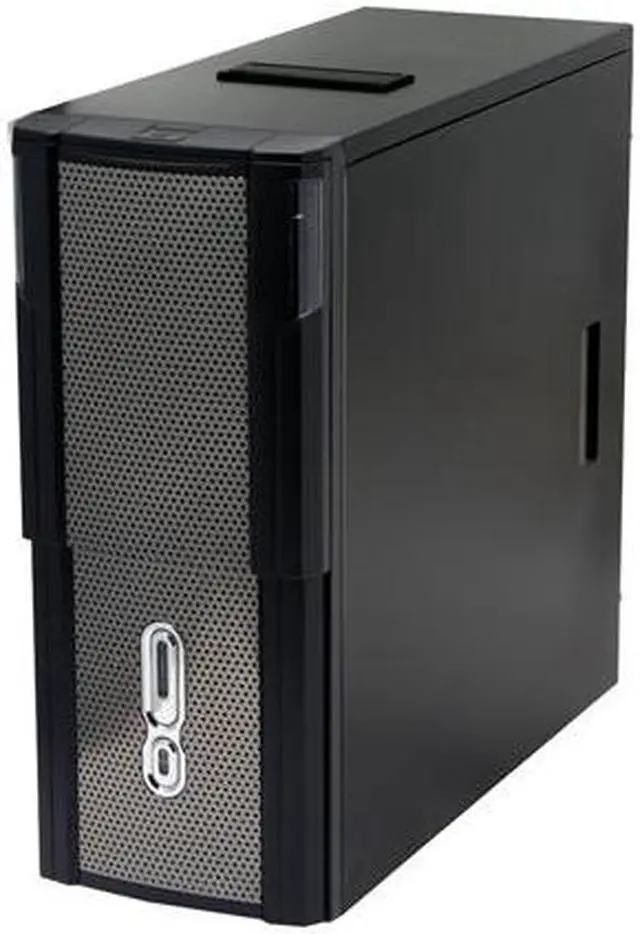 Alt view image 3 of 14 - XION Hydraulic XON-566TB Black with Blue LED Light Steel ATX Mid Tower Computer Case