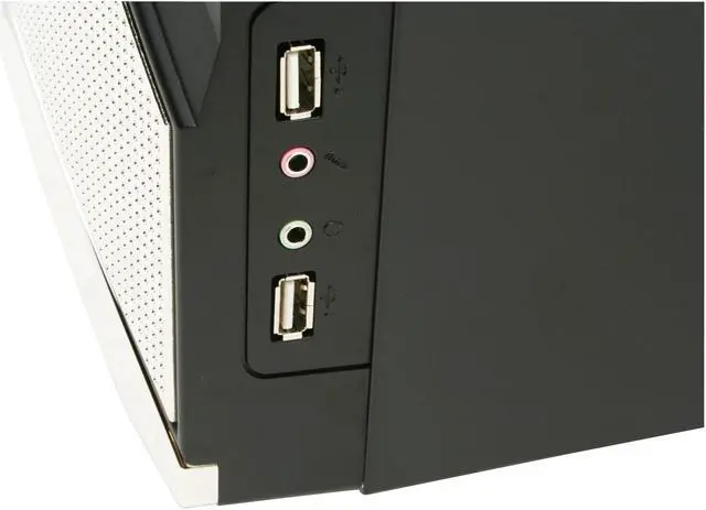 Alt view image 10 of 13 - XION Onyx XON-303 Black/Blue Steel ATX Mid Tower Computer Case