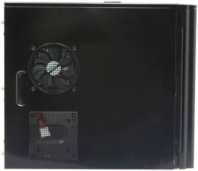 Alt view image 10 of 19 - XION Stacker XON-791B Black Steel Chassis with Aluminum Front Door ATX Mid Tower Computer Case