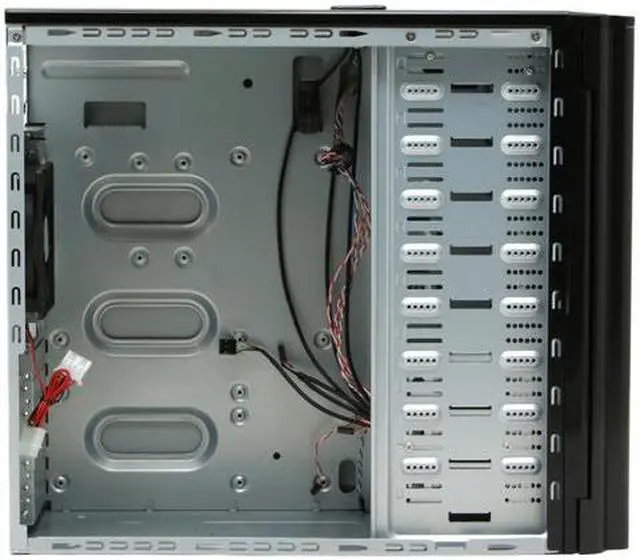 Alt view image 14 of 19 - XION Stacker XON-791B Black Steel Chassis with Aluminum Front Door ATX Mid Tower Computer Case