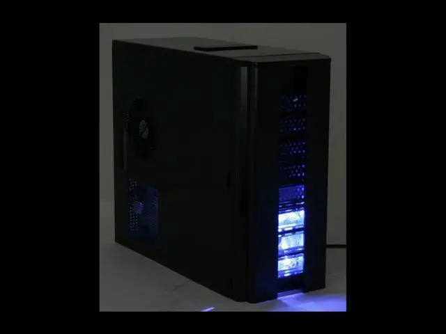 Alt view image 19 of 19 - XION Stacker XON-791B Black Steel Chassis with Aluminum Front Door ATX Mid Tower Computer Case