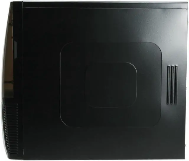Alt view image 9 of 14 - XION Dazl XON-503 Black with Blue LED Light Steel ATX Mid Tower Computer Case