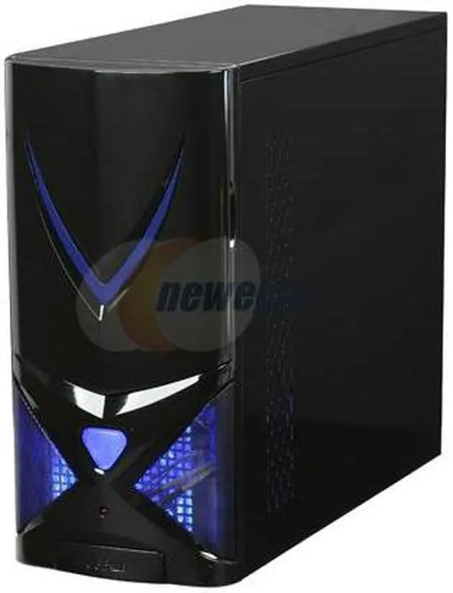 Alt view image 3 of 13 - XION AXP 100 Gaming Series AXP100-001BK Black Steel ATX Mid Tower Computer Case
