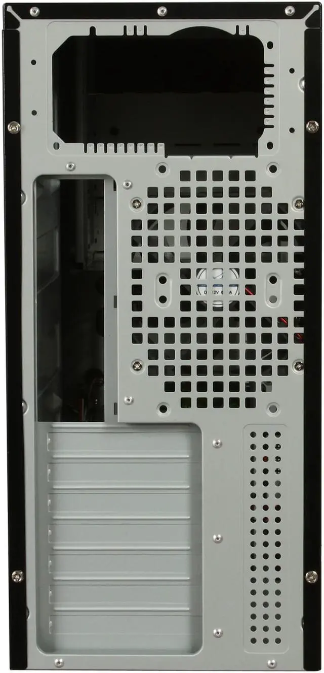 Alt view image 10 of 11 - XION XION II Series XON-111 Black with Green LED Light Steel ATX Mid Tower Computer Case