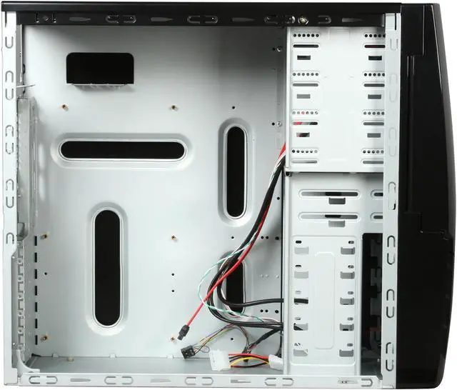 Alt view image 6 of 10 - XION Gaming Series Armor X AXP-ARM001-BL Black with Blue LED Light Steel ATX Mid Tower Computer Case