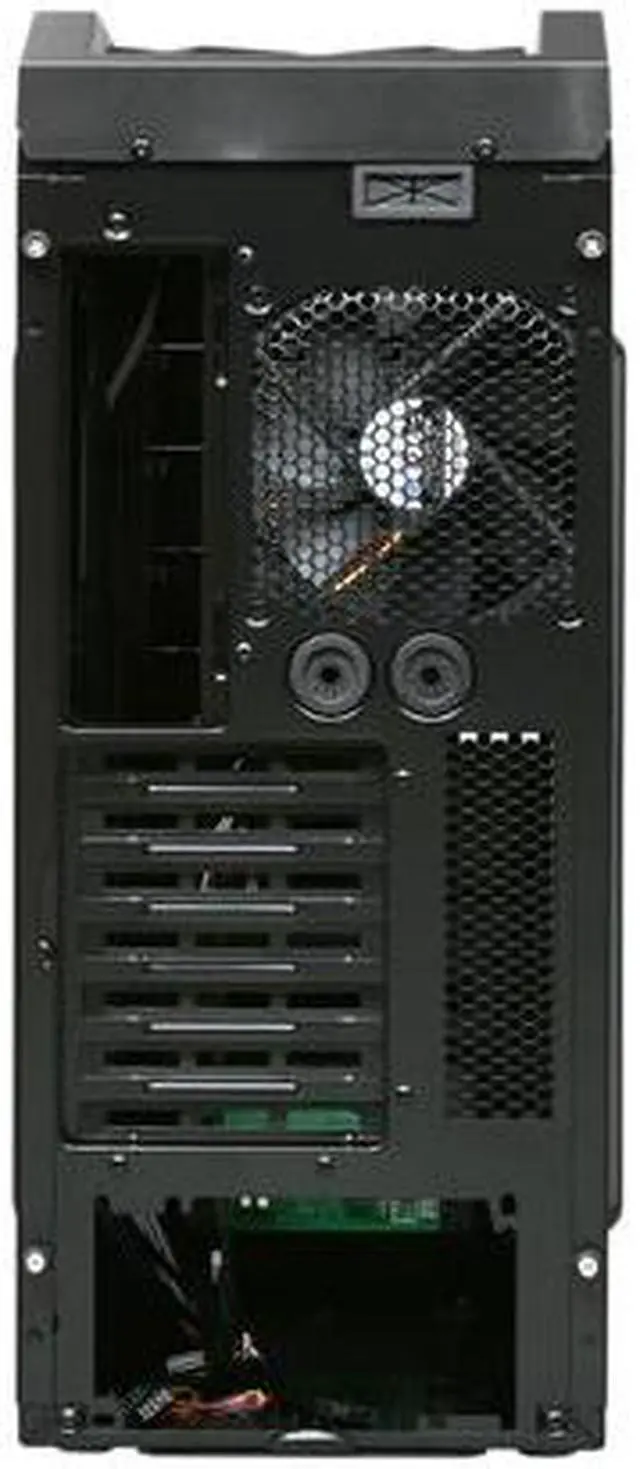 Alt view image 8 of 9 - XION Predator Gaming Series AXP 970-001BK Mid Tower PC Case w/ Hot-Swap Enabled Front Loading Trays for SATA HDD