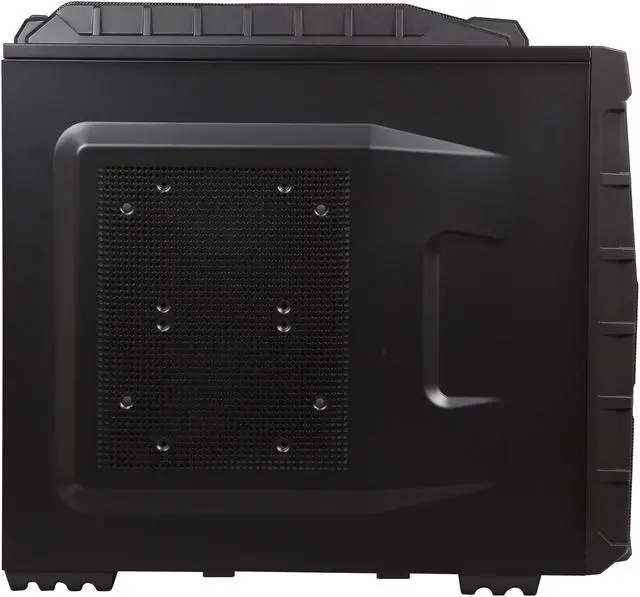 Alt view image 4 of 10 - XION Gaming Series XON-980-BK Black with RED LED Light Steel / Plastic ATX Mid Tower Computer Case