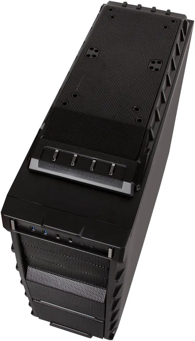 Alt view image 8 of 10 - XION Gaming Series XON-980-BK Black with RED LED Light Steel / Plastic ATX Mid Tower Computer Case
