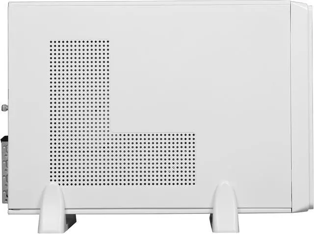 Alt view image 4 of 10 - XION XON-720P mATX/ ITX Slim Desktop Case, USB 3.0, 5 in 1 Card-reader, 300W PSU, White_