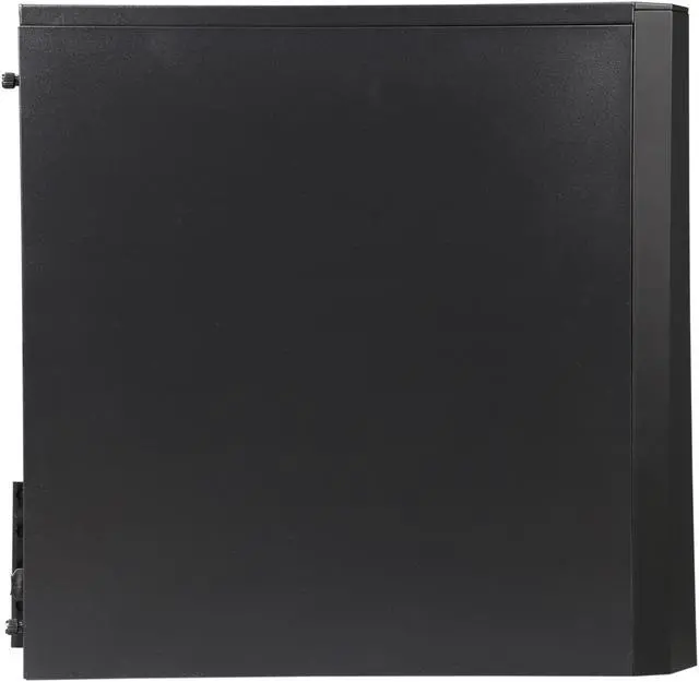 Alt view image 4 of 9 - XION Gaming Series XON-310_BK Black with Blue LED Light Steel / Plastic Micro ATX Mid Tower Computer Case