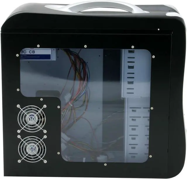 Alt view image 7 of 16 - ATRIX CSCI-L8005-C43 Black/Silver Steel ATX Mid Tower Computer Case 400W Power Supply