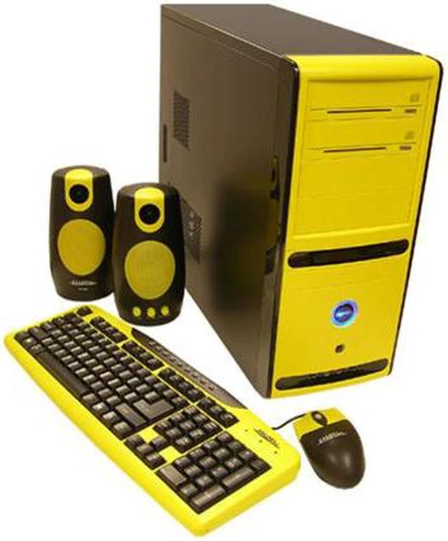 Computer Atrix ATRIX COLORS-it CSCI-L8024-C47 Black/Yellow Computer Case - Newegg.com