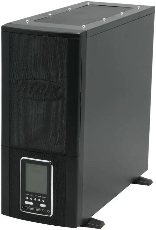 Alt view image 3 of 15 - ATRIX CSCI-A9001-C4 Black SECC steel sheeting FCC class CB&CE approved ATX Mid Tower Computer Case