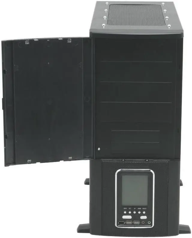 Alt view image 4 of 15 - ATRIX CSCI-A9001-C4 Black SECC steel sheeting FCC class CB&CE approved ATX Mid Tower Computer Case