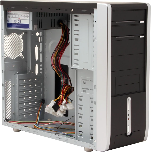 Computer Atrix ATRIX CSCI-L8030-C34 Black/Silver 4in1 Combo Computer Case - Newegg.com