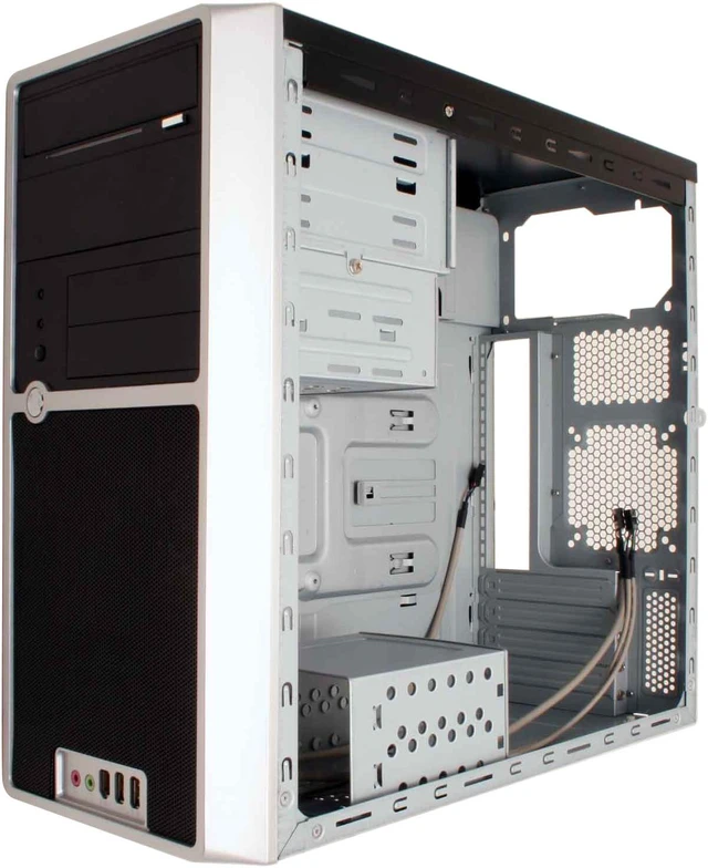 ATRIX CSCI-B1001-B34 Black/Silver Computer Case - Newegg.com