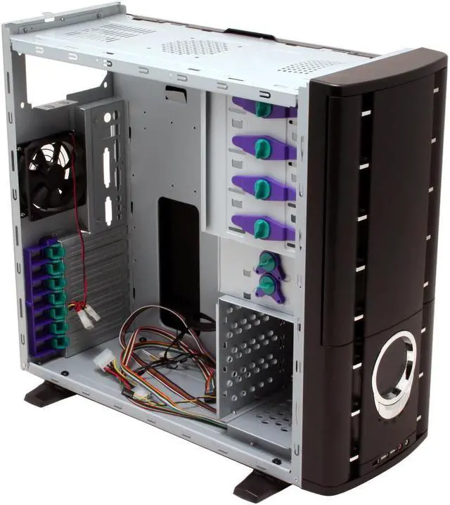 Alt view image 9 of 12 - ATRIX CSCI-A9003-C4 Black SECC steel ATX Mid Tower Computer Case