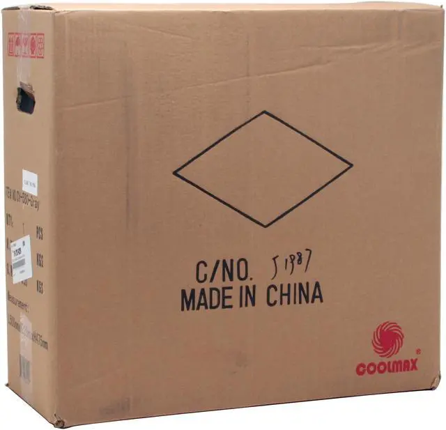 Alt view image 12 of 12 - COOLMAX CV-580-Gray Gray 0.6mm Steel/ ABS ATX Mid Tower Computer Case