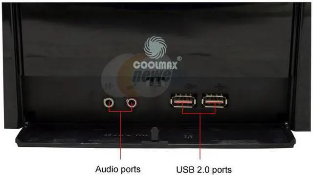 Alt view image 4 of 13 - COOLMAX CS-480-Black W/O PSU Black Steel / Plastic ATX Mid Tower Computer Case