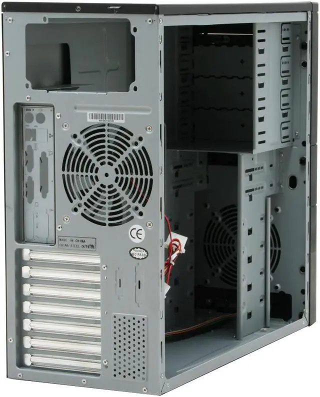 Alt view image 9 of 13 - COOLMAX CS-480-Black W/O PSU Black Steel / Plastic ATX Mid Tower Computer Case